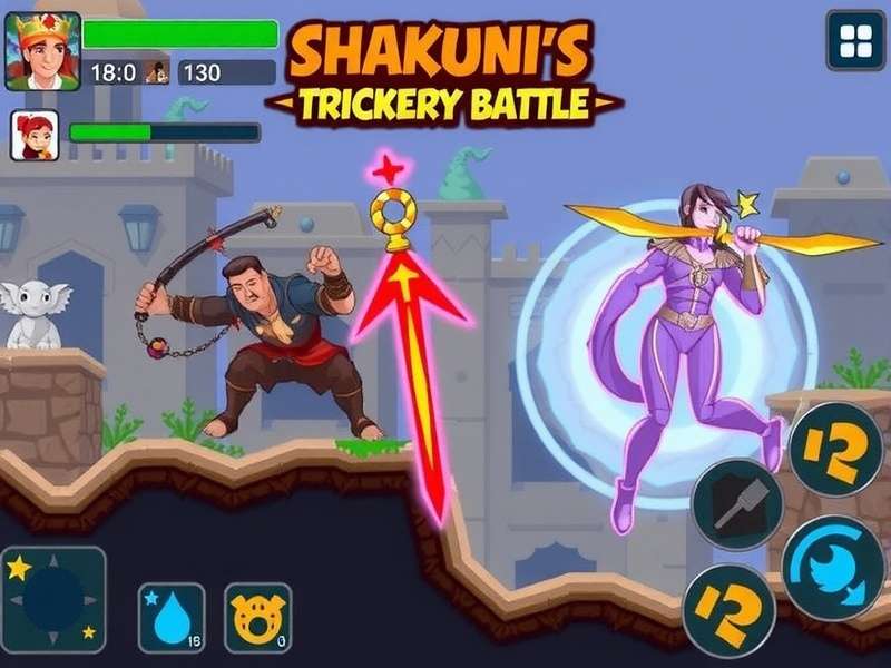 Shakuni Deploying Trickery Strategy Shakuni S Trickery Battle Gameplay Screenshot